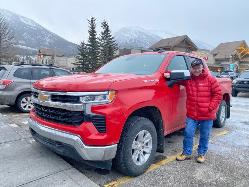 PlanetSKI's Chevrolet Silverado for our 2-month Canadian road trip. Image © PlanetSKI